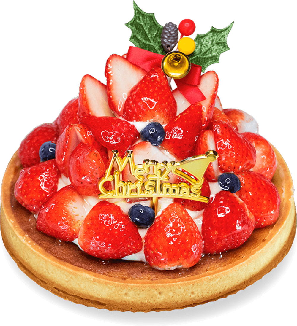 クリスマスケーキ2025 Xmasたっぷり苺のタルト